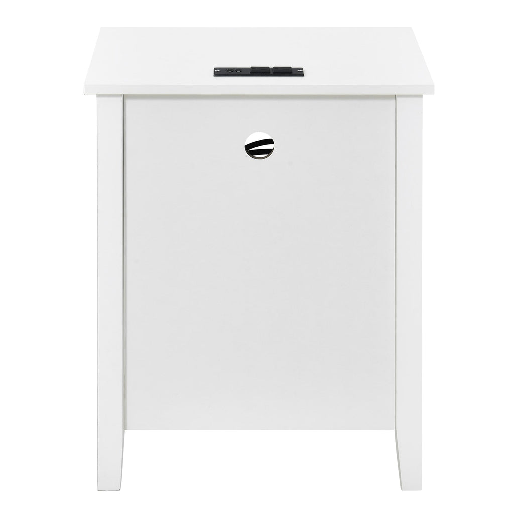 Ensemble de 2 tables de chevet avec station de charge Table d'appoint avec 2 tiroirs avec ports et prises USB Table de chevet