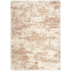 Tapis Nourison luxueux à poils longs et ultra moelleux, style abstrait glamour