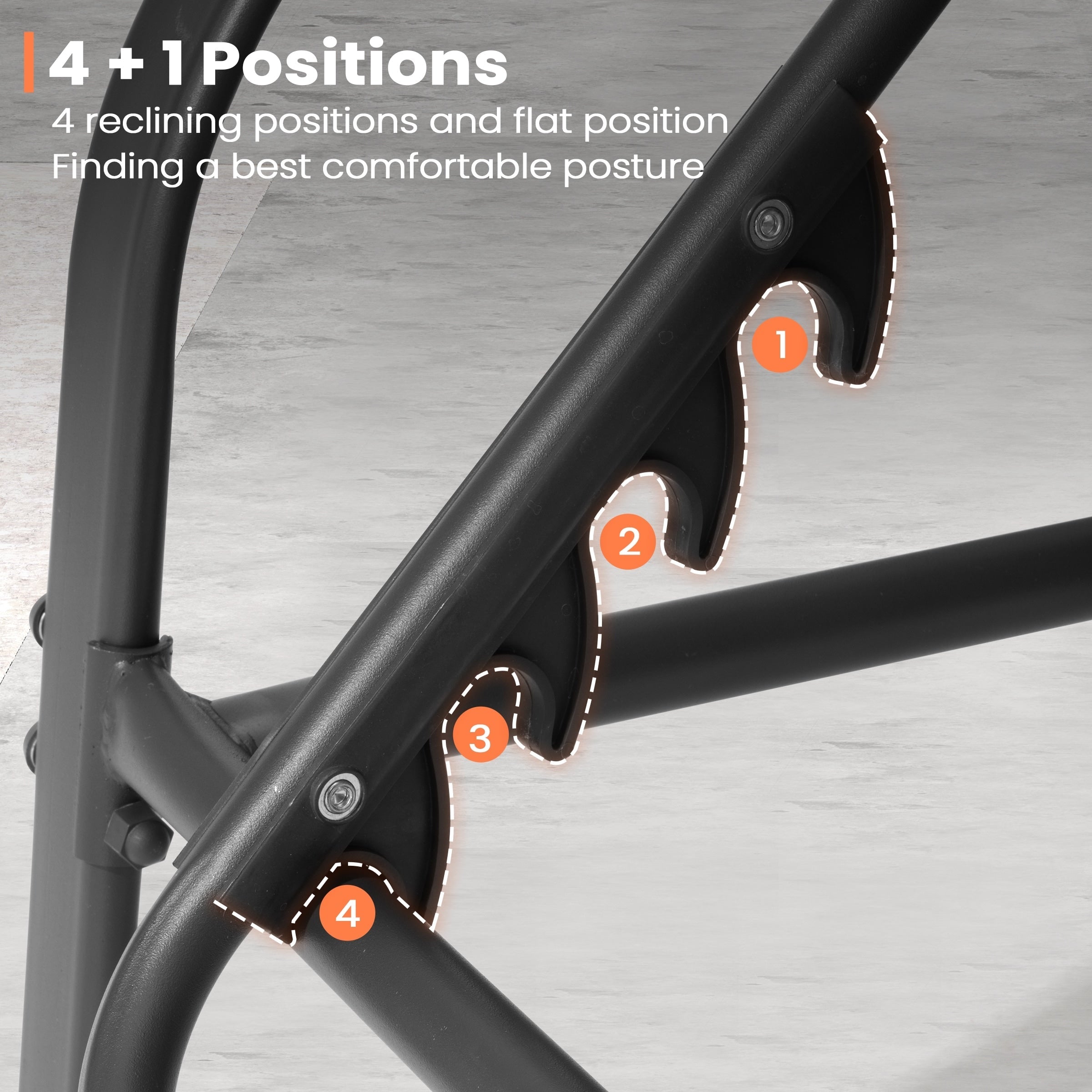 Chaise longue d'extérieur réglable avec coussin pour la plage et la piscine