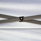 Auvent pop-up robuste Outsunny avec cadre robuste, toit anti-UV et sac de transport pour terrasse, jardin, plage et arrière-cour