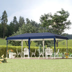 Auvent pop-up robuste Outsunny avec cadre robuste, toit anti-UV et sac de transport pour terrasse, jardin, plage et arrière-cour