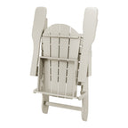 Chaises pliantes Adirondack Polytrends Laguna résistantes aux intempéries (lot de 2)