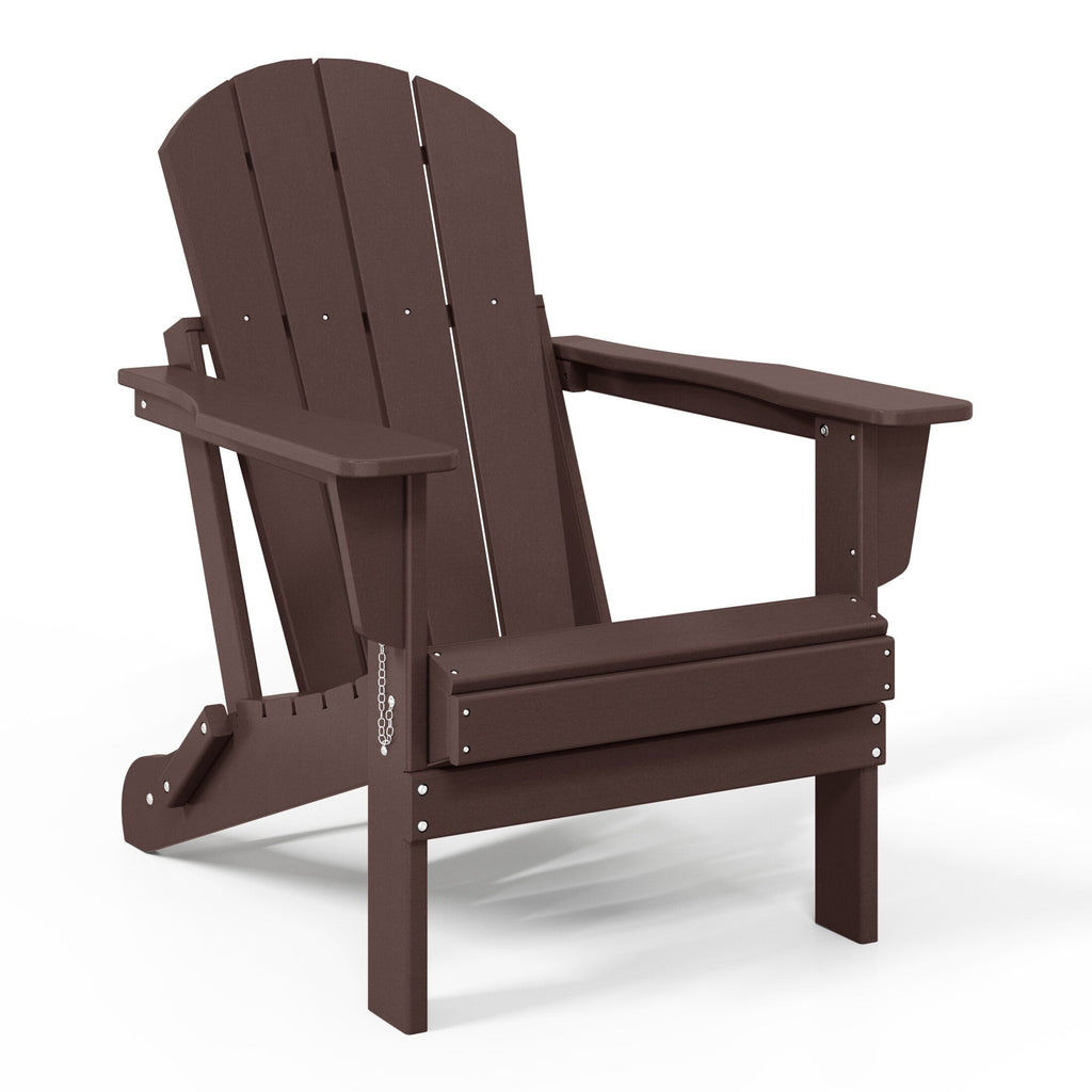 Chaises pliantes Adirondack Polytrends Laguna résistantes aux intempéries (lot de 2)