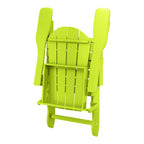 Chaises pliantes Adirondack Polytrends Laguna résistantes aux intempéries (lot de 4)