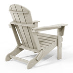 Chaises pliantes Adirondack Polytrends Laguna résistantes aux intempéries (lot de 4)