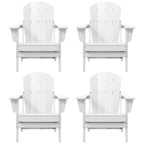 Chaises pliantes Adirondack Polytrends Laguna résistantes aux intempéries (lot de 4)