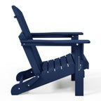 Chaises pliantes Adirondack Polytrends Laguna résistantes aux intempéries (lot de 4)