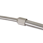 Lampadaire arqué réglable en acier Q-Max 81 avec abat-jour extra large et base en marbre