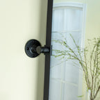 Miroir mural rectangulaire pivotant et inclinable en métal TEHOME Jonathan