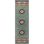 Tapis en laine touffeté à la main Alora Decor Ryder Southwestern