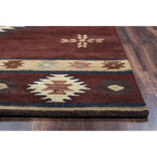 Tapis en laine touffeté à la main Alora Decor Ryder Southwestern