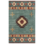 Tapis en laine touffeté à la main Alora Decor Ryder Southwestern