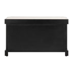 Banc de rangement tressé marron Euphemia de SAFAVIEH - 33,5 x 16,1 x 19,9 - 34 L x 16 P x 20 H