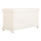 Banc de rangement tressé marron Euphemia de SAFAVIEH - 33,5 x 16,1 x 19,9 - 34 L x 16 P x 20 H