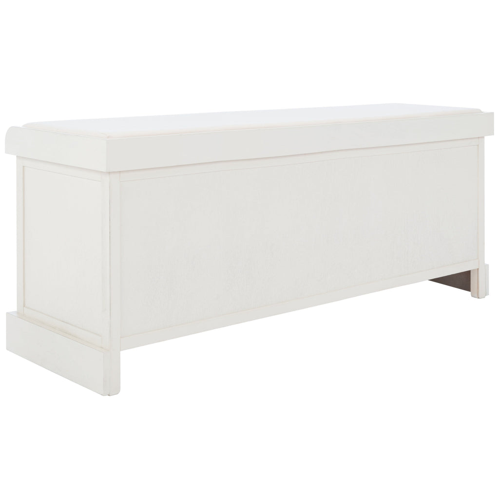 Banc de rangement à 3 tiroirs avec coussins SAFAVIEH Fiorello - 47,3 L x 15 L x 19 H - 47 L x 15 P x 19 H