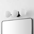 Applique murale traditionnelle SAFAVIEH Lighting Lambrini 21 (3 ampoules) - 6 L x 8 P x 21 H - 21 L x 8 P x 6 H