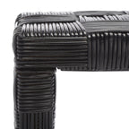 Console en rotin Mindel SAFAVIEH - 51 L x 14 P x 32 H