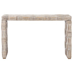 Console en rotin Mindel SAFAVIEH - 51 L x 14 P x 32 H