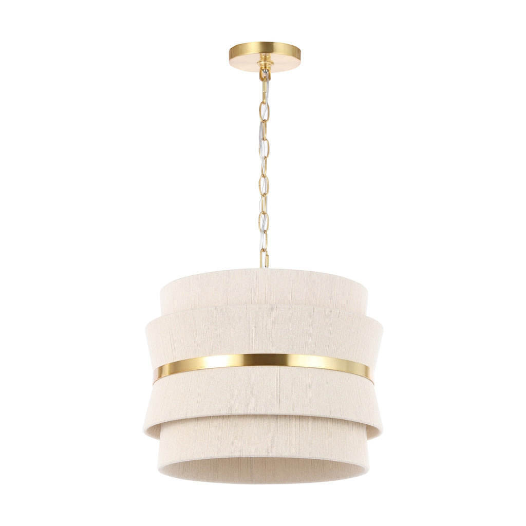 SAFAVIEH Oprea Suspension réglable à 3 lumières (ampoules LED incluses) - 16 x 16 x 16,5-72,5