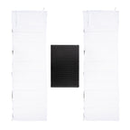 Ensemble de chaises longues d'extérieur Blaguna 3 pièces SAFAVIEH - 83 L x 20 P x 24 H