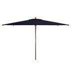 Parasol de marché à poulie en bois SAFAVIEH Outdoor Glauca de 11 pieds