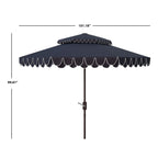 Parasol double toit SAFAVIEH Outdoor Kjerstin Valance 9 pieds