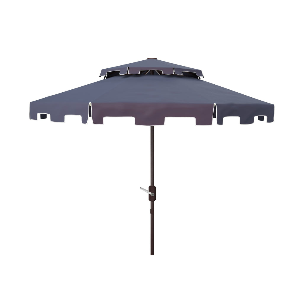 Parasol de marché double SAFAVIEH Outdoor Livia 9 pieds, base non incluse