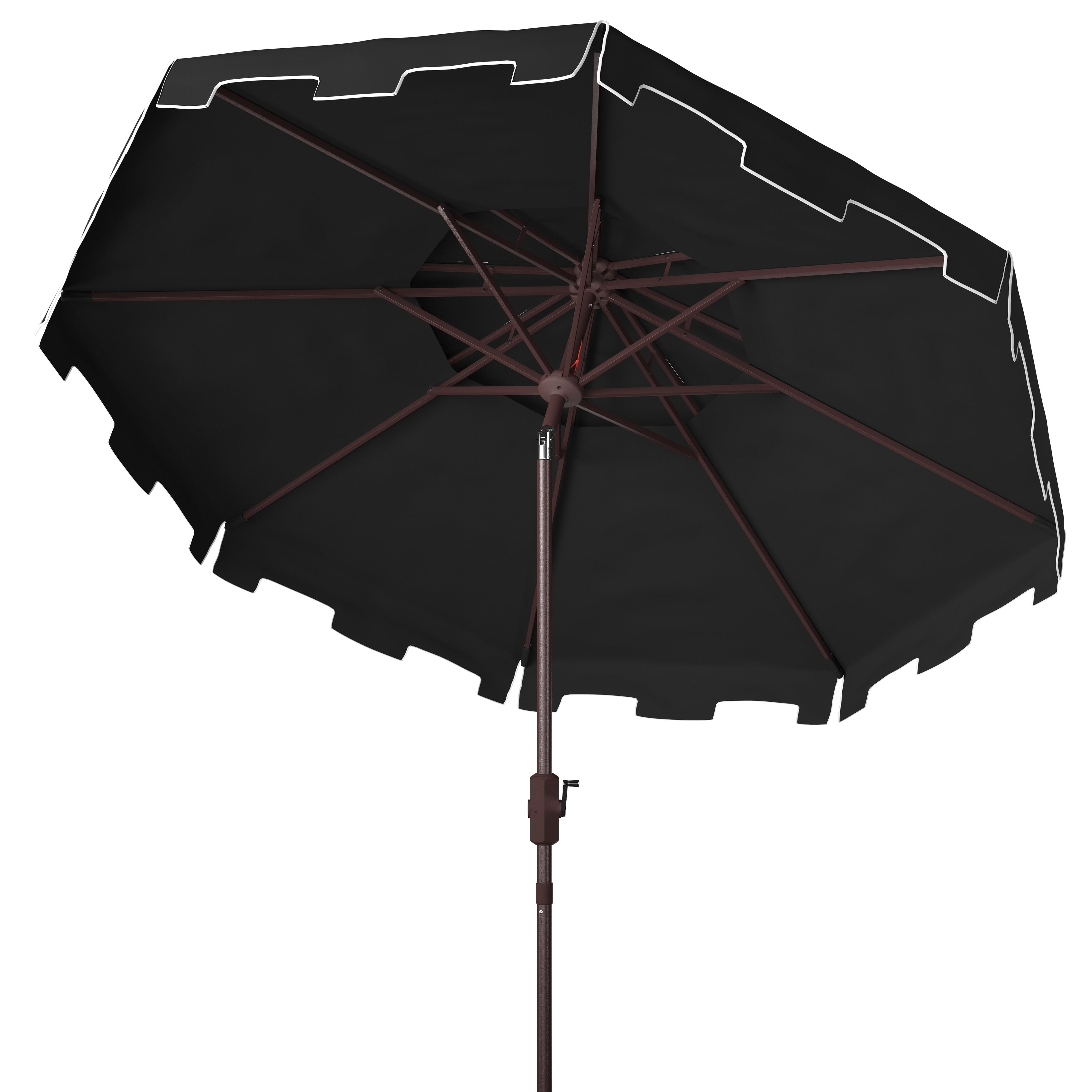 Parasol de marché double SAFAVIEH Outdoor Livia 9 pieds, base non incluse