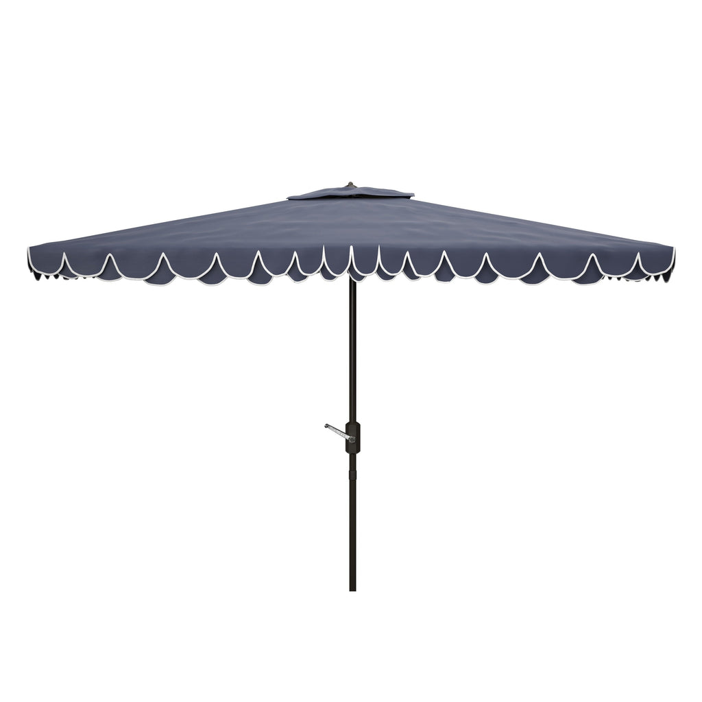 Parasol d'extérieur rectangulaire SAFAVIEH Zariah 6'x10' avec cantonnière