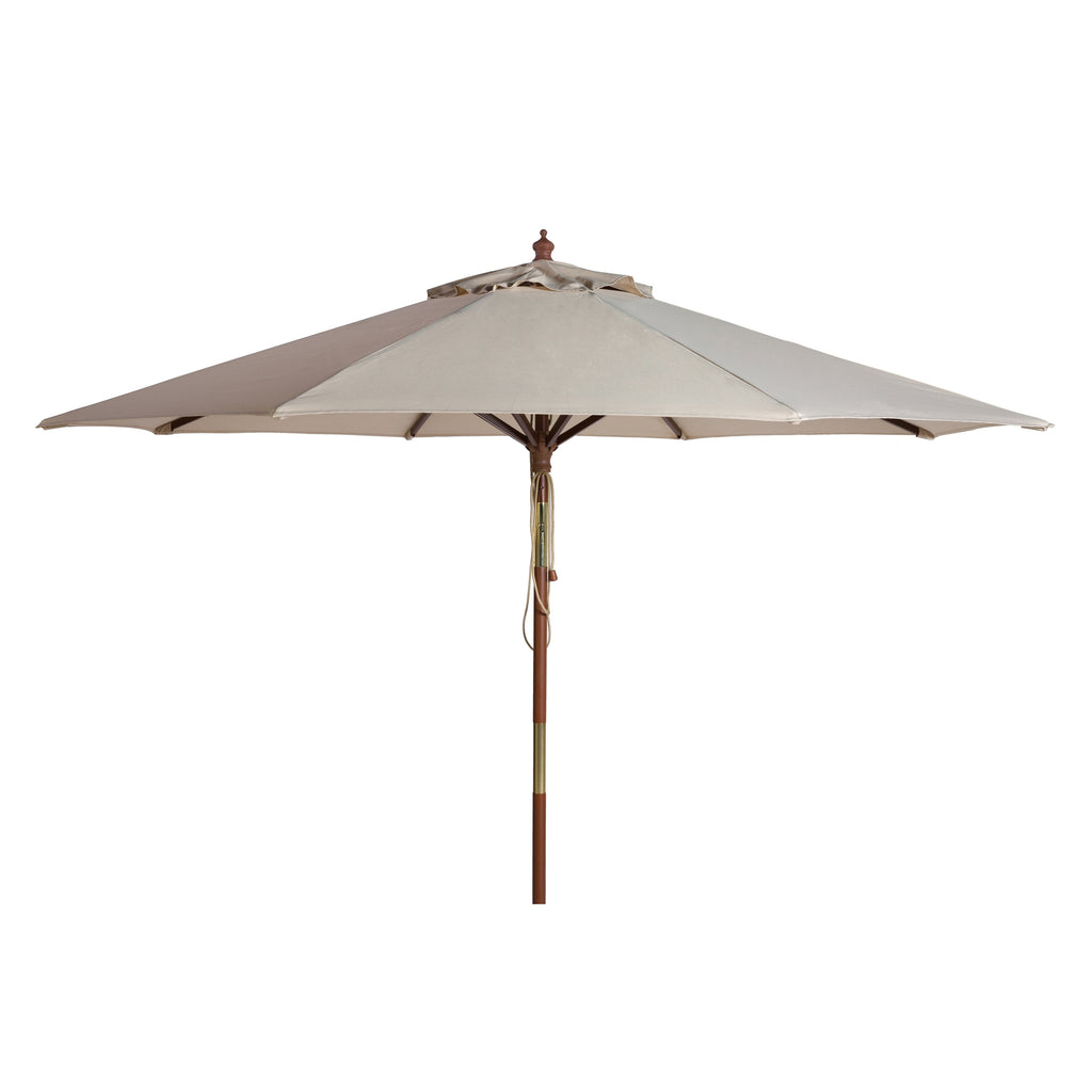 Parasol d'extérieur en bois SAFAVIEH Zlatana de 2,7 m