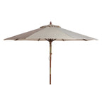 Parasol d'extérieur en bois SAFAVIEH Zlatana de 2,7 m