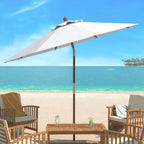 Parasol d'extérieur en bois SAFAVIEH Zlatana de 2,7 m