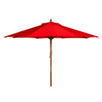 Parasol d'extérieur en bois SAFAVIEH Zlatana de 2,7 m
