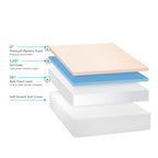 Matelas Select Luxury 14 pouces en mousse à mémoire de forme avec gel et technologie de refroidissement