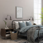 Ensemble de 2 appliques murales modernes à bras pivotant réglables Malryn, à brancher ou à brancher