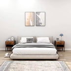 Table de chevet de style industriel (ensemble de 2)