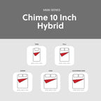 Matelas hybride Signature Design by Ashley Chime de 10 pouces dans une boîte