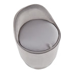 Tabouret de coiffeuse pivotant en velours Silver Orchid Corday