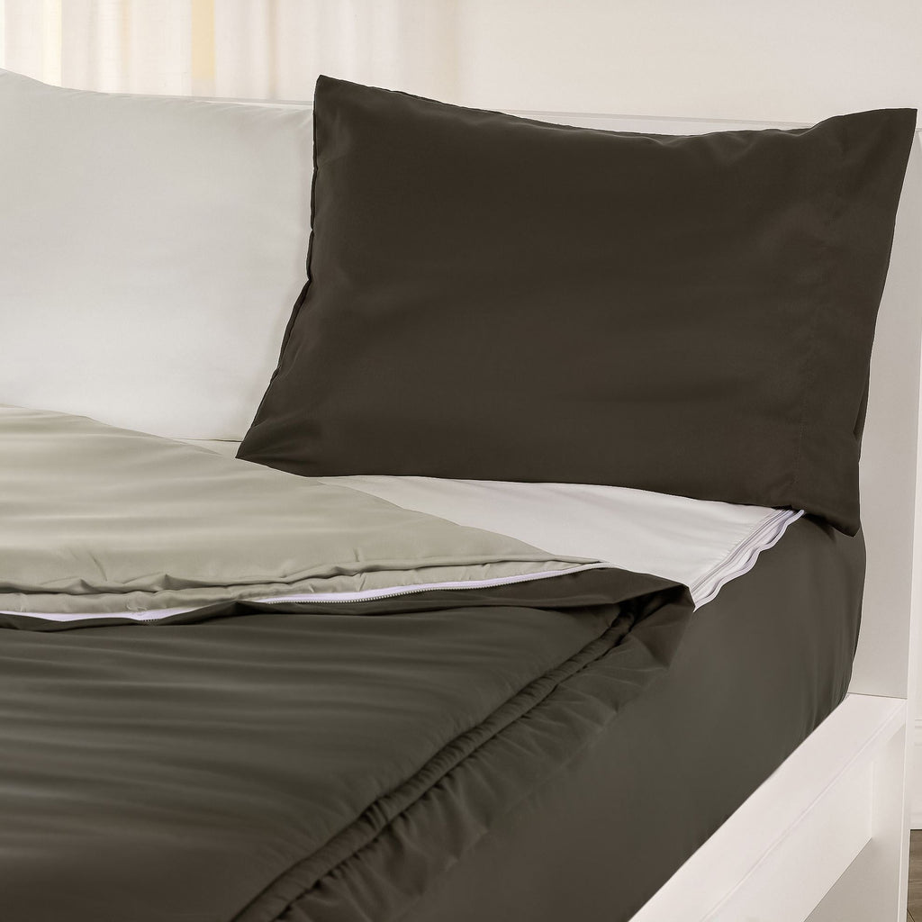 Parure de lit de luxe avec fermeture éclair Siscovers Pewter Bunkie