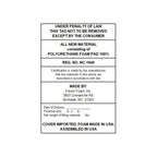 Matelas en mousse viscoélastique avec gel Slumber Solutions de 25 cm