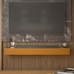 Étagère flottante murale pour manteau de cheminée en pin massif