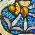 Panneau de vitrail victorien 22 H par River of Goods