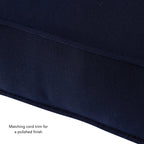 Ensemble de coussins d'extérieur à siège profond Sunbrella de qualité supérieure, 2 pièces