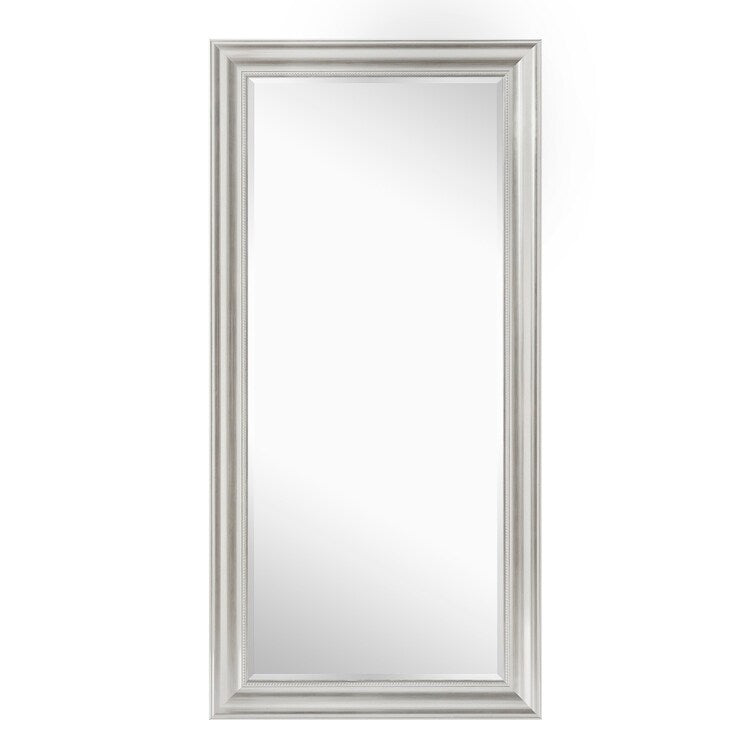 Grand miroir perlé pleine longueur - Miroir surdimensionné sur toute la longueur, sur pied ou à fixer au mur