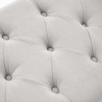 Banc de rangement rembourré, banc d'entrée avec dessus rabattable touffeté, 50,4 pouces