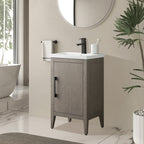 Meuble-lavabo simple Vanity Art 20, 24 ou 30 avec dessus en céramique