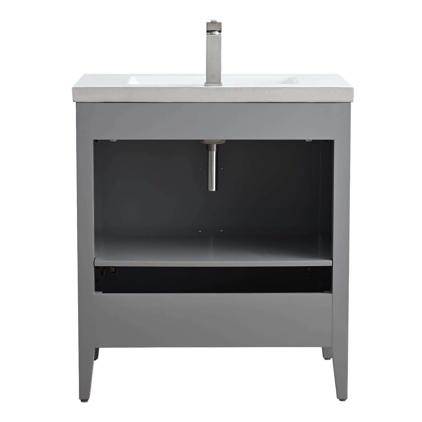 Meuble-lavabo simple Vanity Art 20, 24 ou 30 avec dessus en céramique