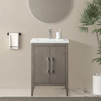 Meuble-lavabo simple Vanity Art 20, 24 ou 30 avec dessus en céramique