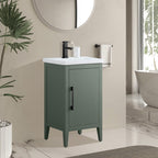 Meuble-lavabo simple Vanity Art 20, 24 ou 30 avec dessus en céramique