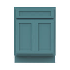 Meuble-lavabo simple en bois massif de 24 pouces de Vanity Art